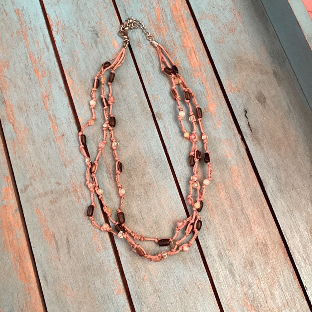 Triple strand necklace by J.Jill